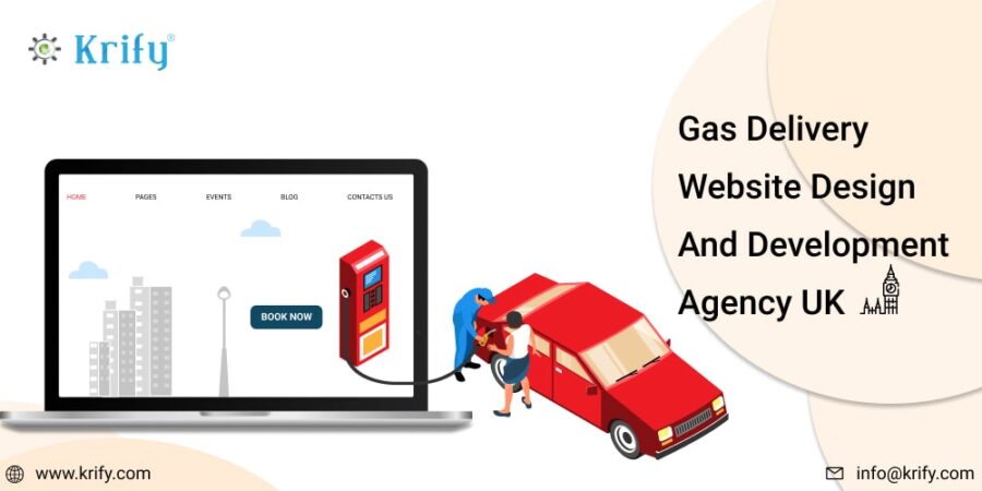 Gas Delivery website design and development agency in UK