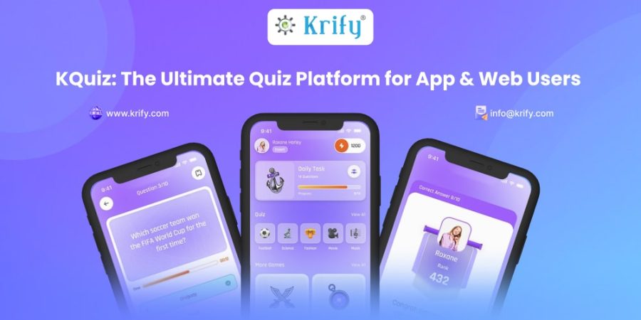 KQuiz The Ultimate Quiz Platform for App & Web Users